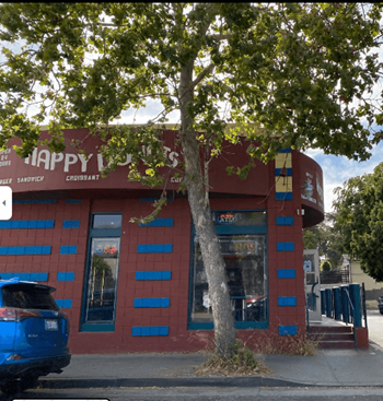 Restaurants on cross street